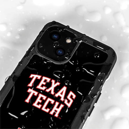 Texas Tech University Bold iPhone 15 Plus Waterproof Case